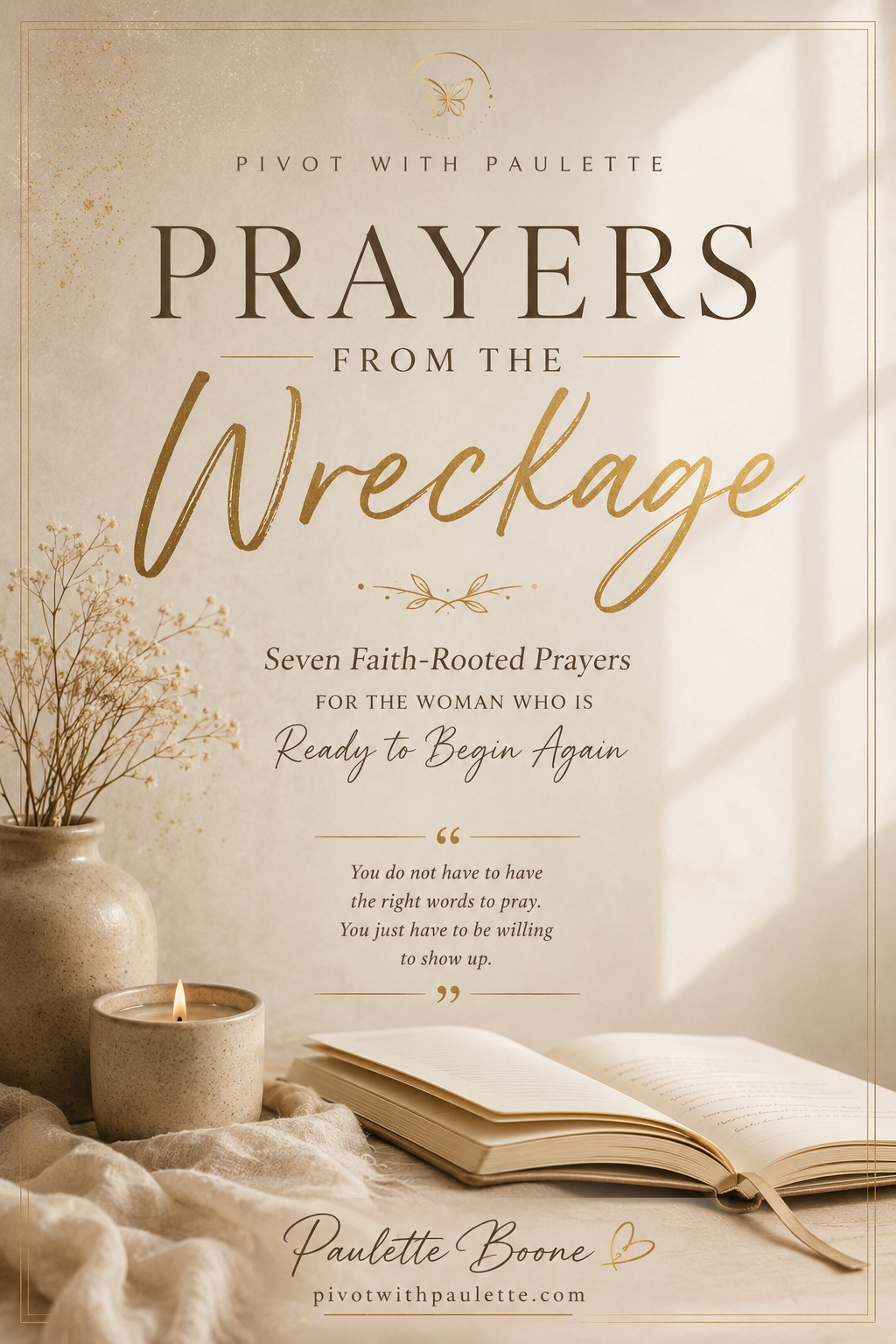 Prayers from the Wreckage: Seven Faith-Rooted Prayers for the Woman Who Is Ready to Begin Again
